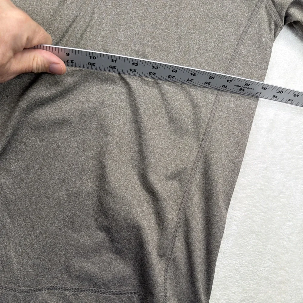 The North Face Tech Glacier 1/4 Zip Men's S Brown Fleece Pullover NF0A2VG7‎